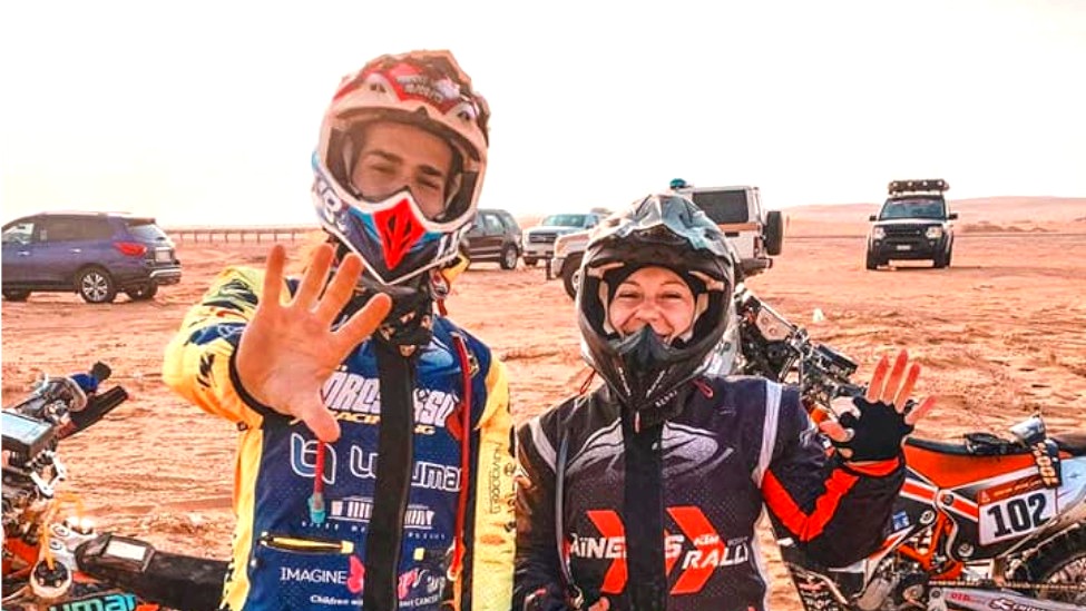 Bispo y Jugla acampando en la etapa 5