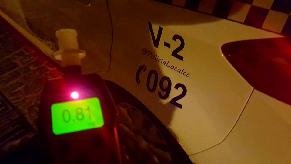 Imagen de archivo. Control alcoholemia