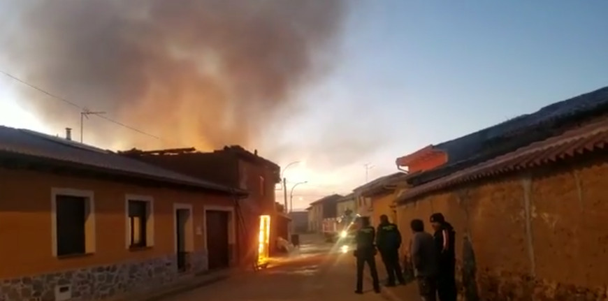 Incendio Santa Elena de Jamuz