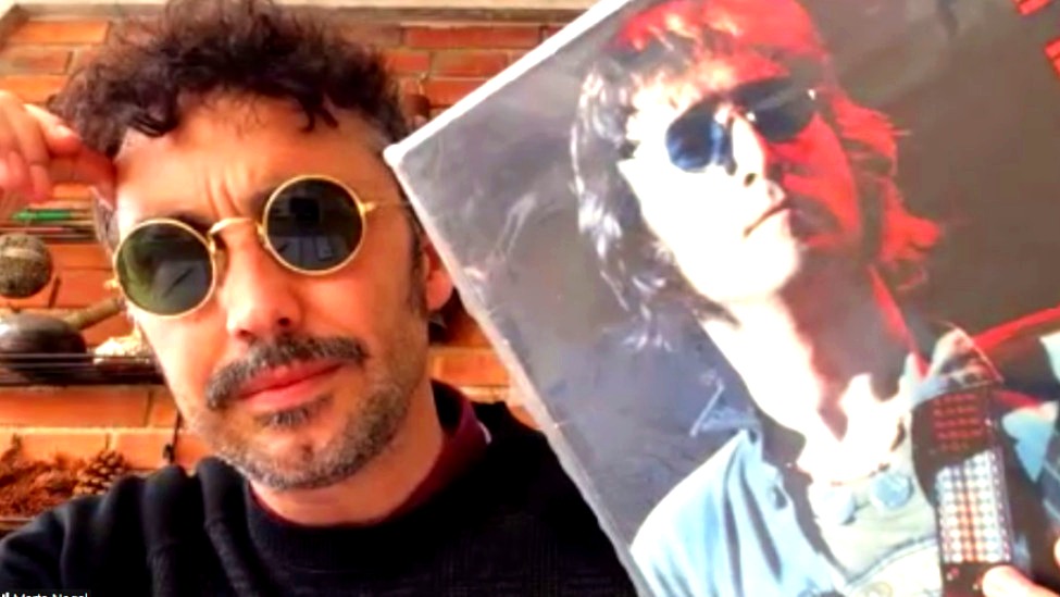 Canco Rodrígez presentando "El Rock & Roll ha muerto"