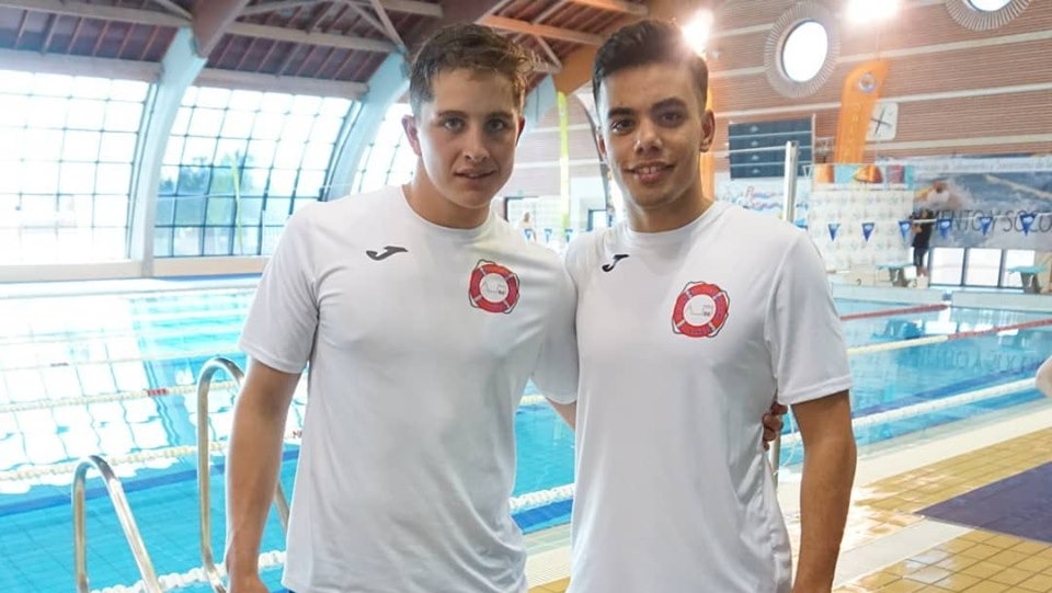 Albero y Neizan deportistas del CD SOS La Ba&ntilde;eza