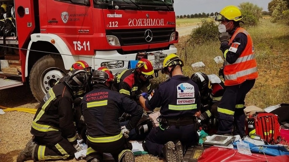 Foto archivo bomberos León