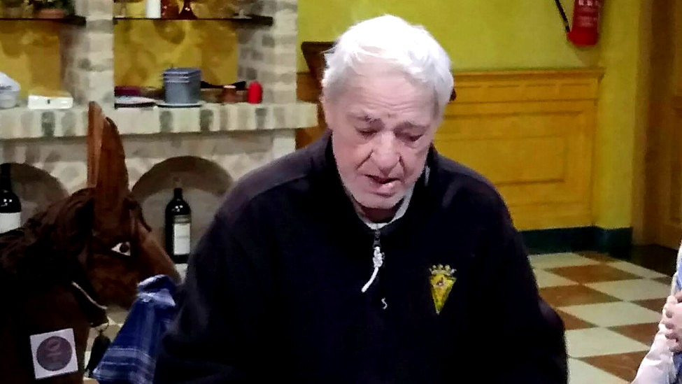 Felipe de la Patrona en el homenaje carnavalero de los Otrora