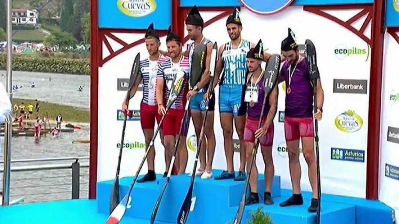 Becerro y Castañón primeros en el Descenso del Sella. RTVE