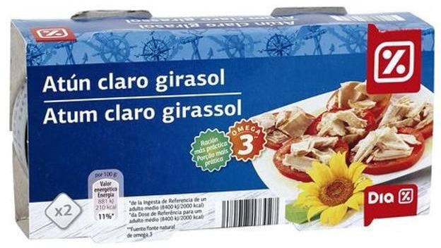 Latas de atún de DIA afectadas con toxina botulínica