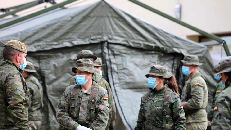 Hospital de campaña instalado en marzo en Madrid, Foto EUROPA PRESS
