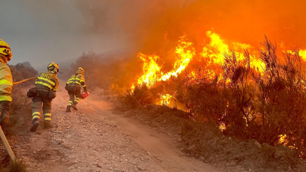 Los incendios dan tregua en León: el fuego de Fasgar es frenado y un pirómano es detenido