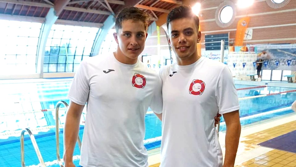 Alberto y Neizan del CD SOS La Bañeza