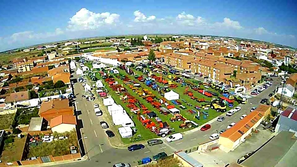 Foto a&eacute;rea Feria Santa Mar&iacute;a 2018. Foto UL-Tec