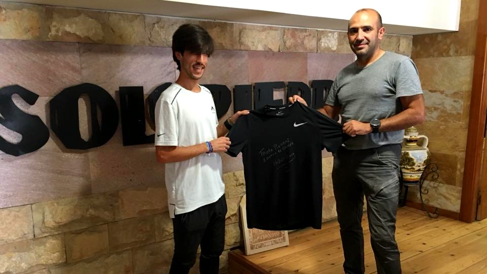 Pablo Villa junto a Rubén Alonso