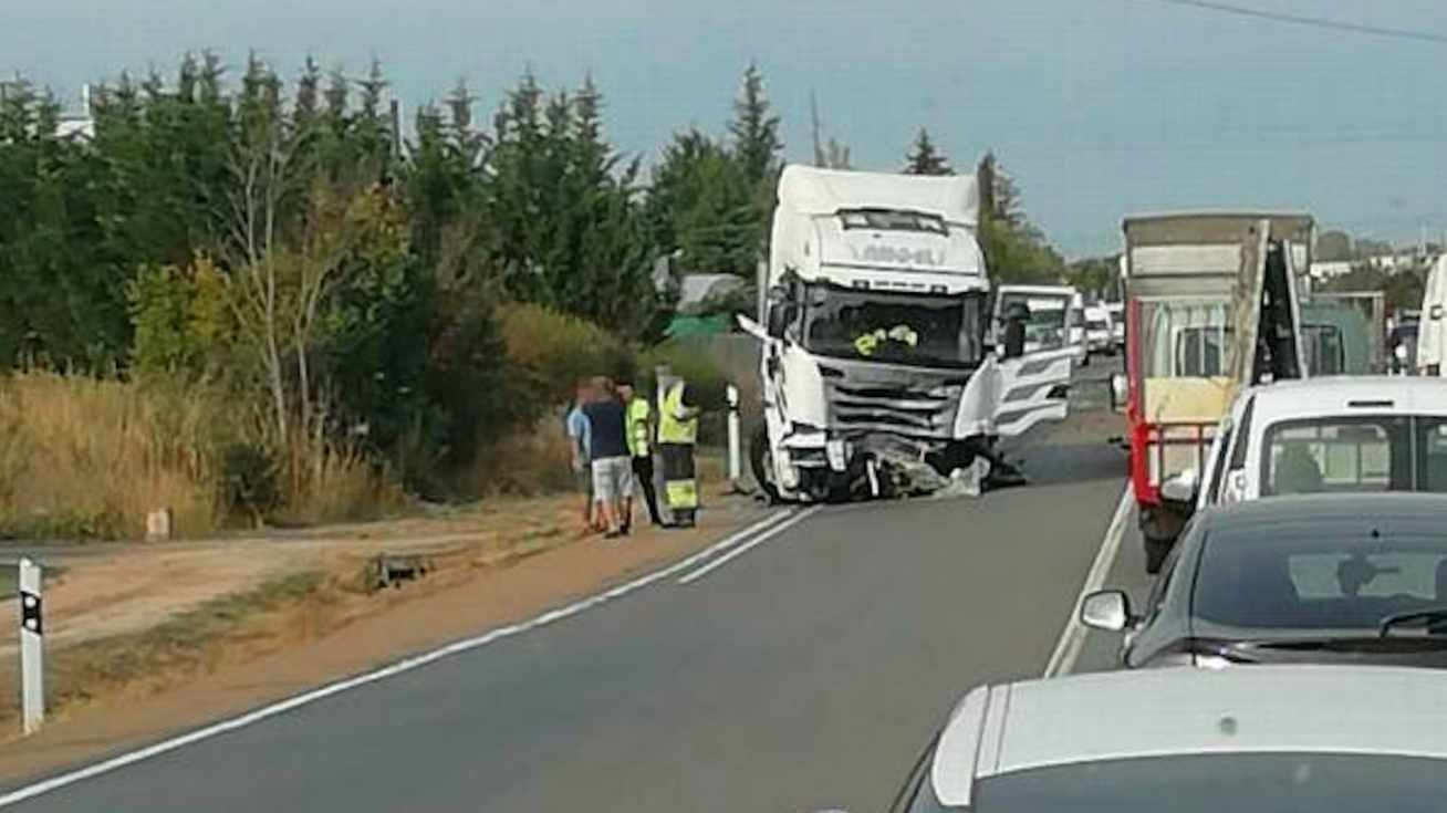 Imagen del camión implicado. @leonradar