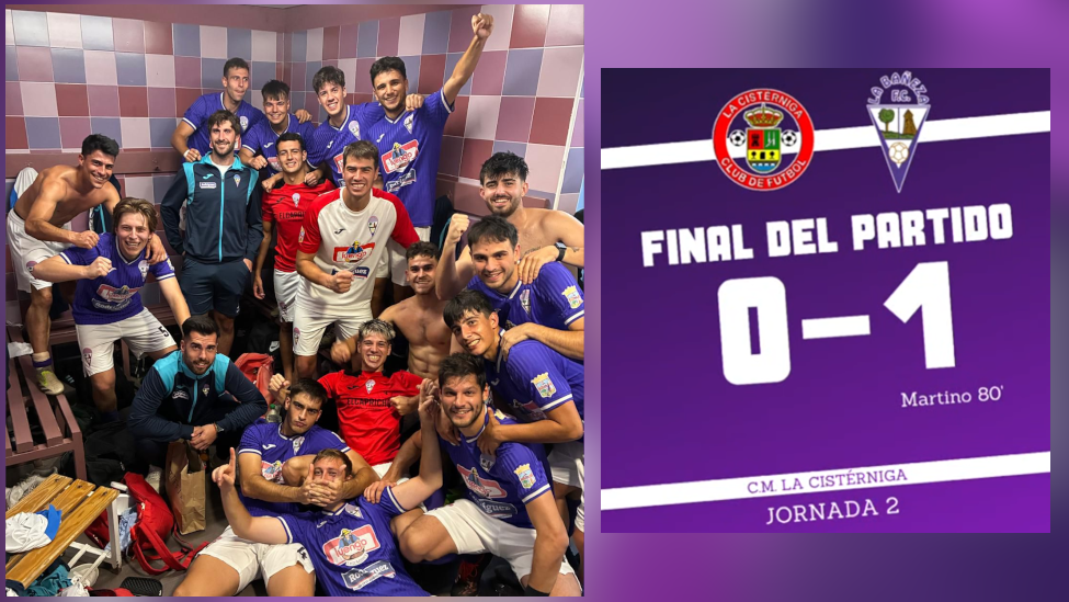 La Bañeza FC estrena su casillero con victoria en La Cistérniga