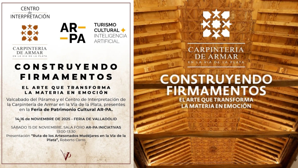 La Ruta de los Artesonados Mudéjares de la Vía de la Plata se consolida con su presencia en AR-PA 2025