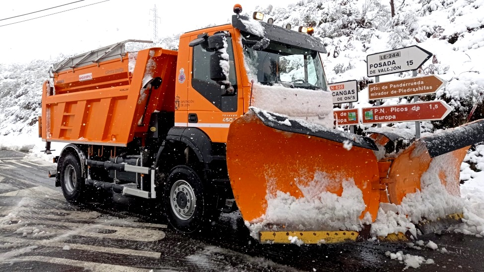 60 vehículos para hacer frente a la climatología durante este invierno en la provincia de León