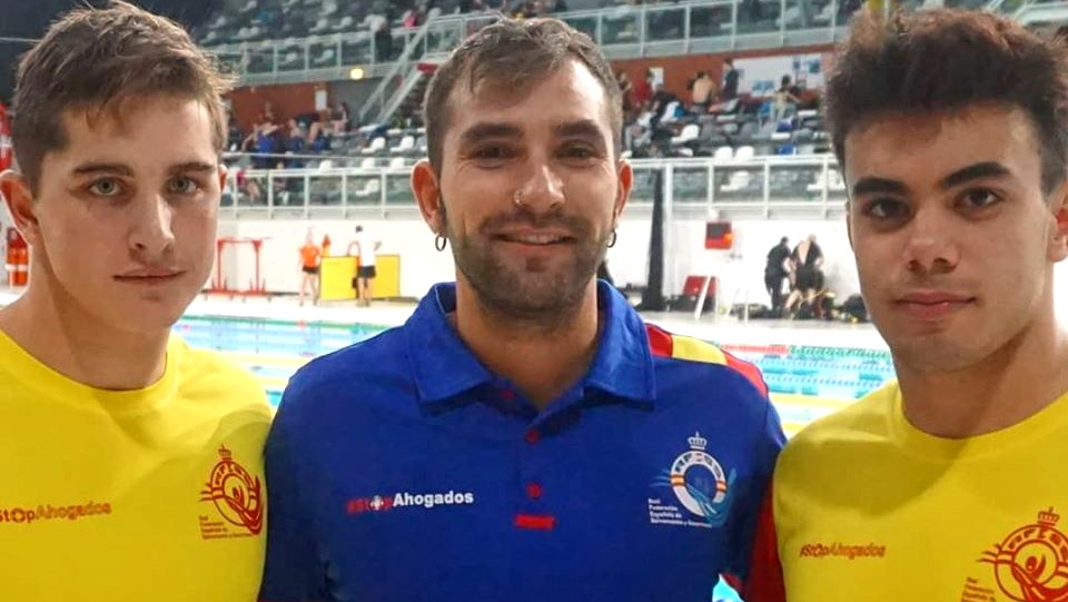 Alberto, Carlos y Neizan en la Orange Cup de Países Bajos