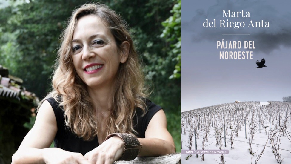 Marta del Riego presenta su nueva novela "P&aacute;jaro del Noroeste". Foto de Vincenzo Penteriani