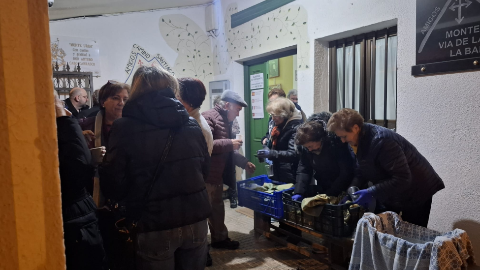 El magosto de Monte Urba reunió a la comunidad en el Albergue de Peregrinos de La Bañeza