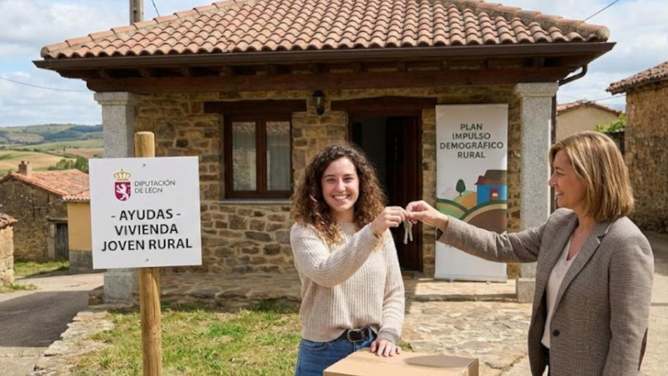 León destina 385.000 euros a financiar el acceso  a la vivienda rural joven