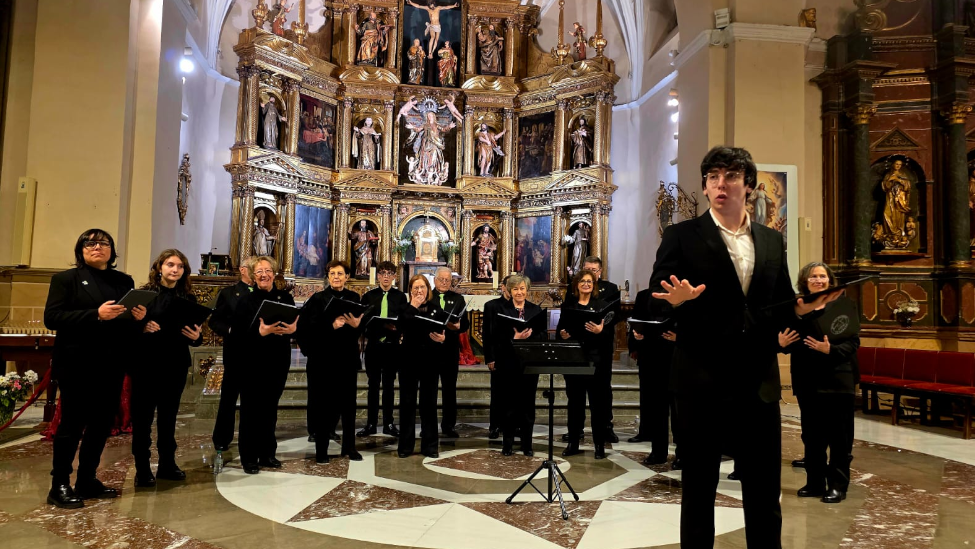 La Coral del Milenario ofrece su tradicional Concierto de Navidad en la iglesia de Santa María